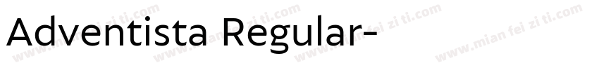 Adventista Regular字体转换